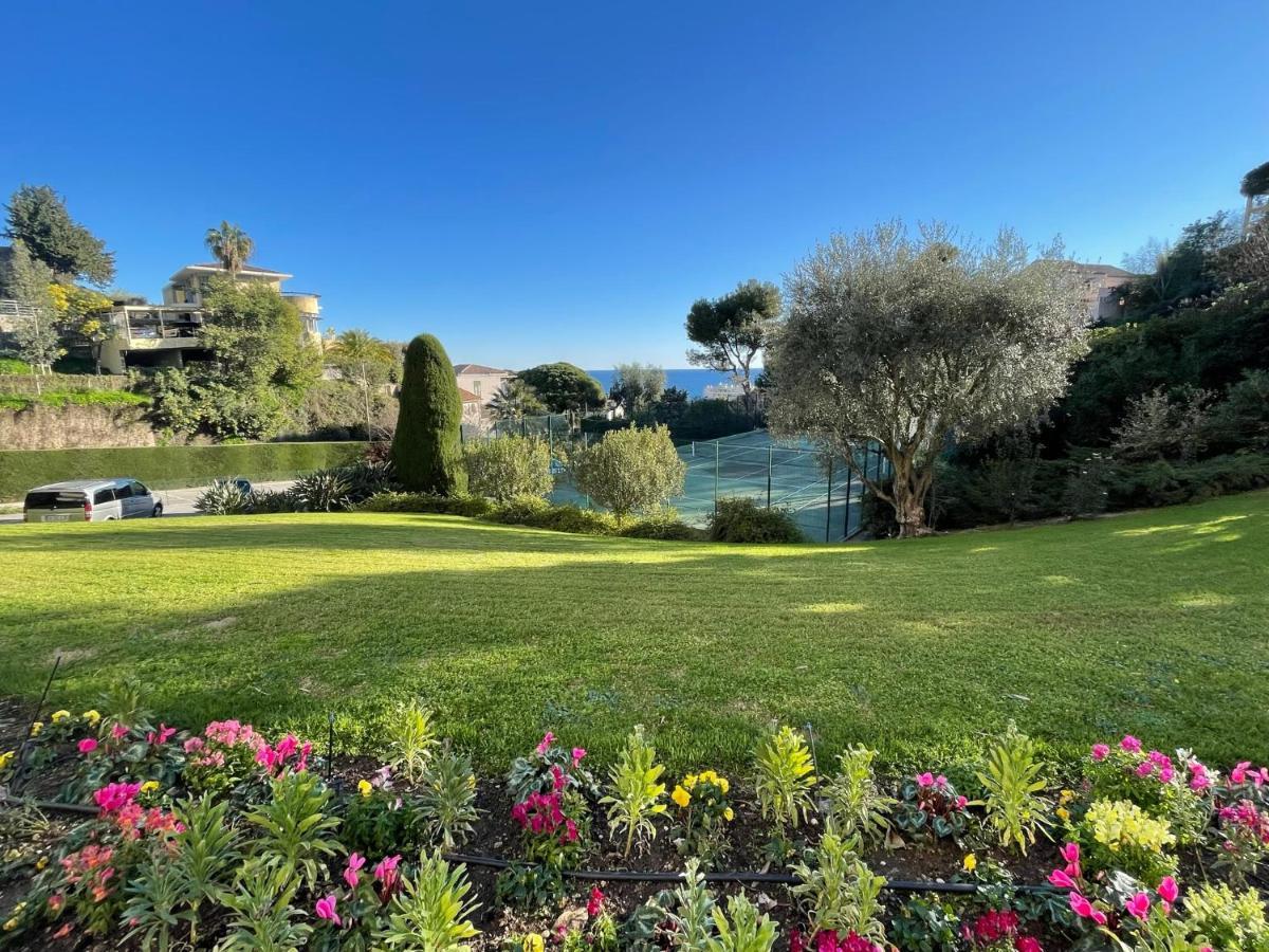 C012-Appartement Confortable Avec Piscine, Tennis Et Grand Parc Cannes Luaran gambar