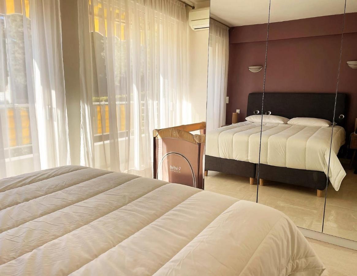 C012-Appartement Confortable Avec Piscine, Tennis Et Grand Parc Cannes Luaran gambar