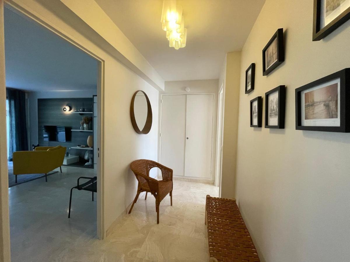 C012-Appartement Confortable Avec Piscine, Tennis Et Grand Parc Cannes Luaran gambar