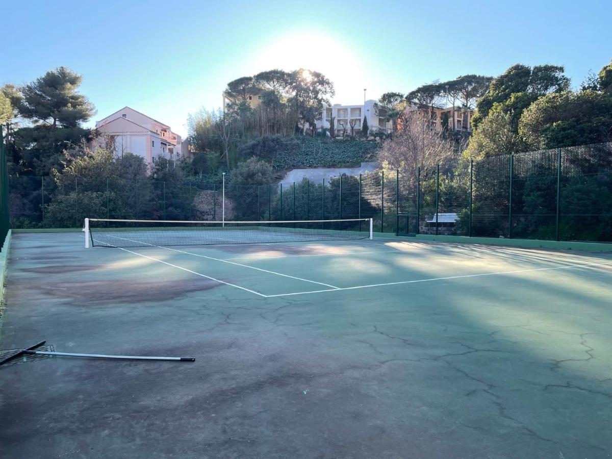 C012-Appartement Confortable Avec Piscine, Tennis Et Grand Parc Cannes Luaran gambar