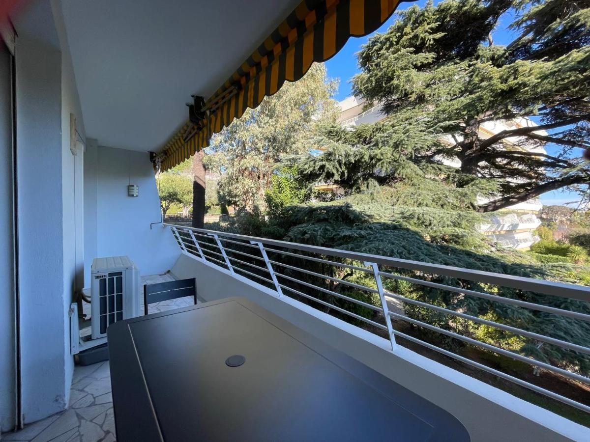 C012-Appartement Confortable Avec Piscine, Tennis Et Grand Parc Cannes Luaran gambar