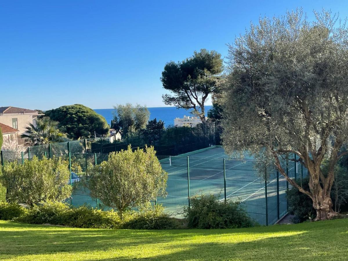 C012-Appartement Confortable Avec Piscine, Tennis Et Grand Parc Cannes Luaran gambar
