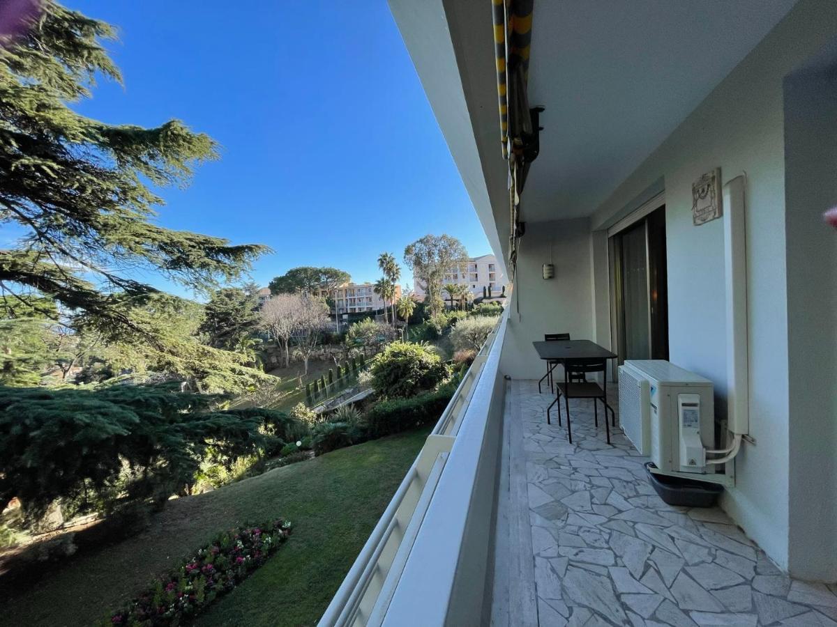 C012-Appartement Confortable Avec Piscine, Tennis Et Grand Parc Cannes Luaran gambar