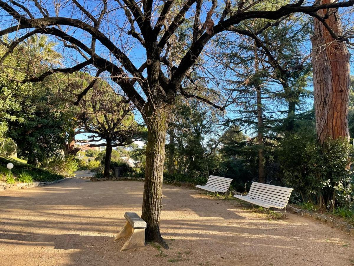 C012-Appartement Confortable Avec Piscine, Tennis Et Grand Parc Cannes Luaran gambar
